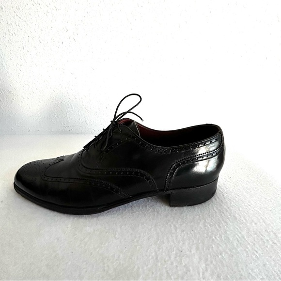 Vintage Florsheim Imperial Black Wingtip Shoes Men\'s Size US 9B main image 15